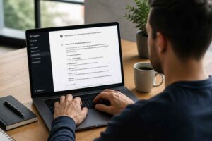 writing blog post ai content
