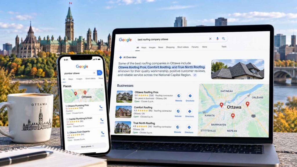 Local SEO Ottawa- Costs, Rankings & AI Search Local SEO Ottawa- Costs, Rankings & AI Search
